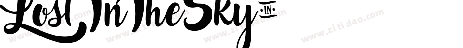 Lost InTheSky字体转换